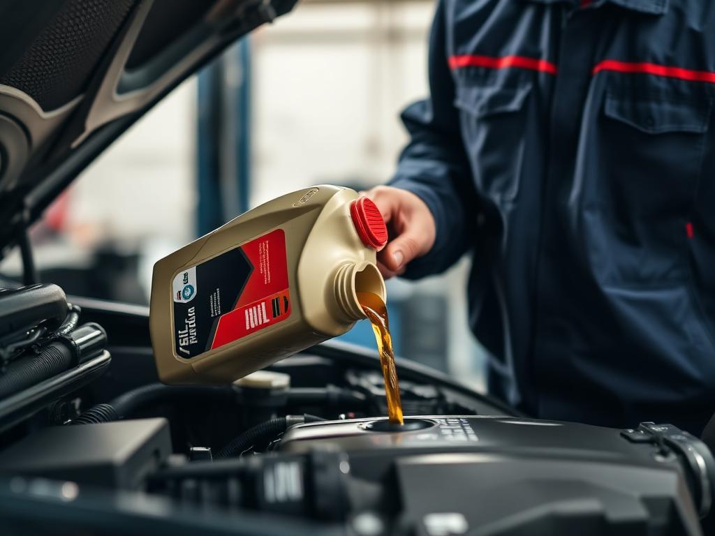 Troca de óleo automotivo